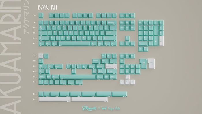 Zoom75 x Akuamarin Keycap Set + Novelties by Meletrix