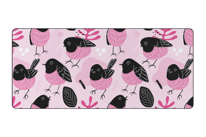 Pink Robin Deskmats