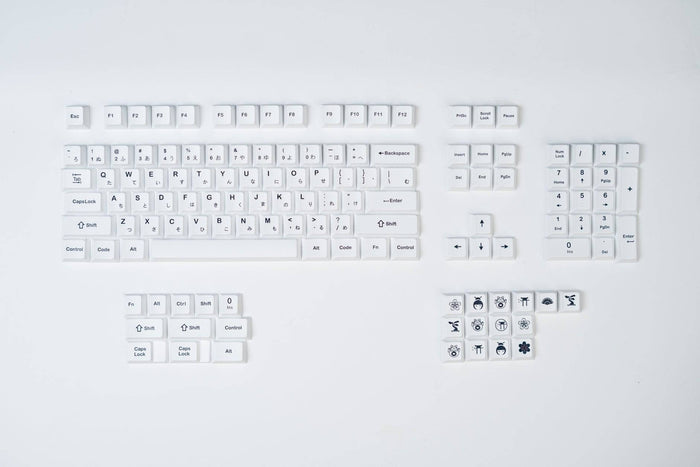 kfaPBT BoW English-Japanese Keycaps