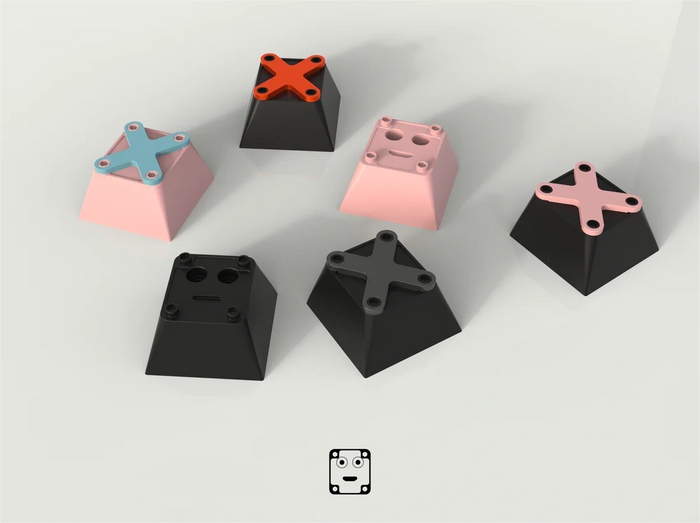 Wind X R2 Accessories for Mechanical Keyboards - Wind X R2 Accessories (Front Decor Piece, Back Weight, Foam