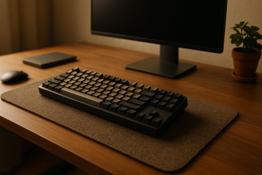 How Desk Mats Reduce Typing Noise