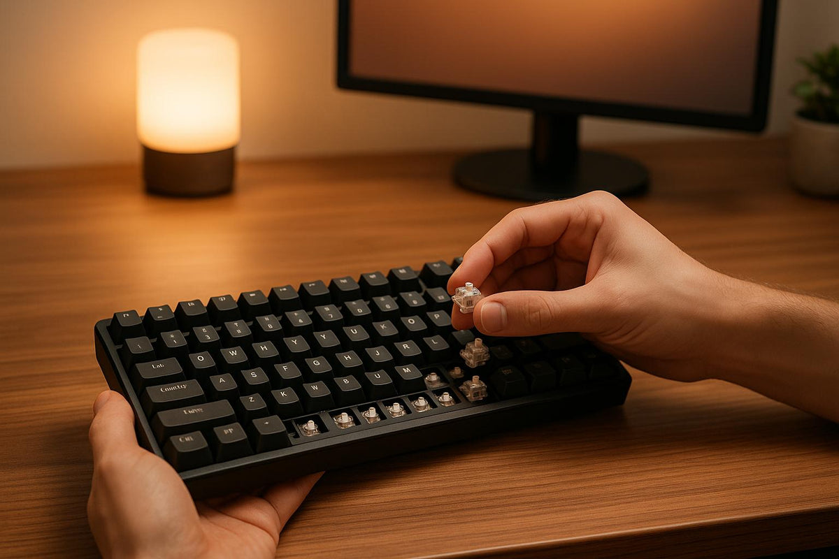 How to Install Switches on Hot-Swap Keyboards