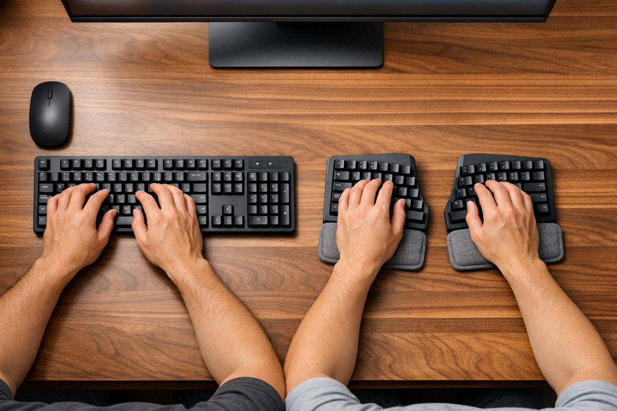 Split vs Standard Keyboards: Ergonomics Compared
