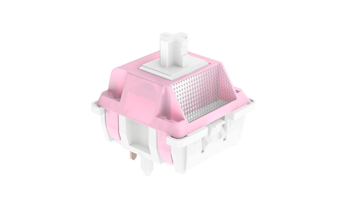 Durock White Lotus Tactile Switches - DUROCK White Lotus Light Tactile Switches redefine keyboard