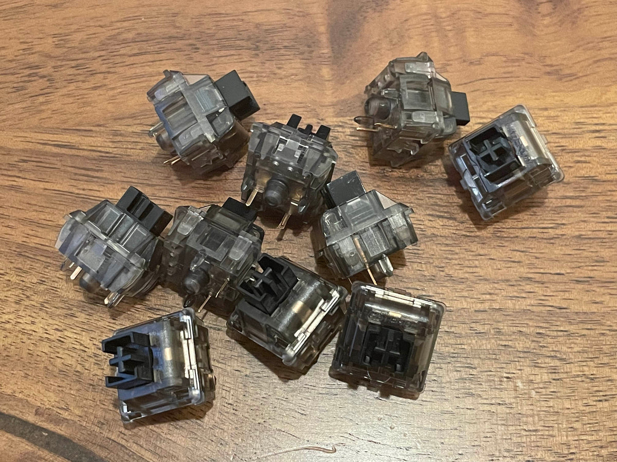 Gateron BOX Black Inks V2 Switches - Gateron Box Ink V2 switches can be compared as the Pros vs m
