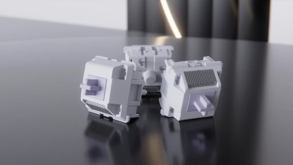 Wuque WS Morandi Linear Switches - WS Morandi Switches are linear switches, featuring POM housi