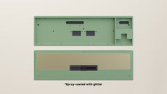Spray-coated Avocado Golden ALU Weight PVD Black Badge