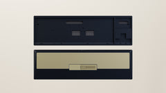 Anodized Navy Golden ALU Weight PVD Golden Badge
