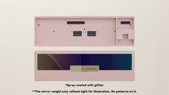 Spray-coated Pink Mirror Chroma SS Weight PVD Golden Badge