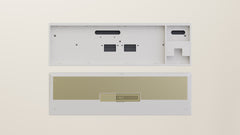 Spray-coated White Golden ALU Weight PVD Golden Badge