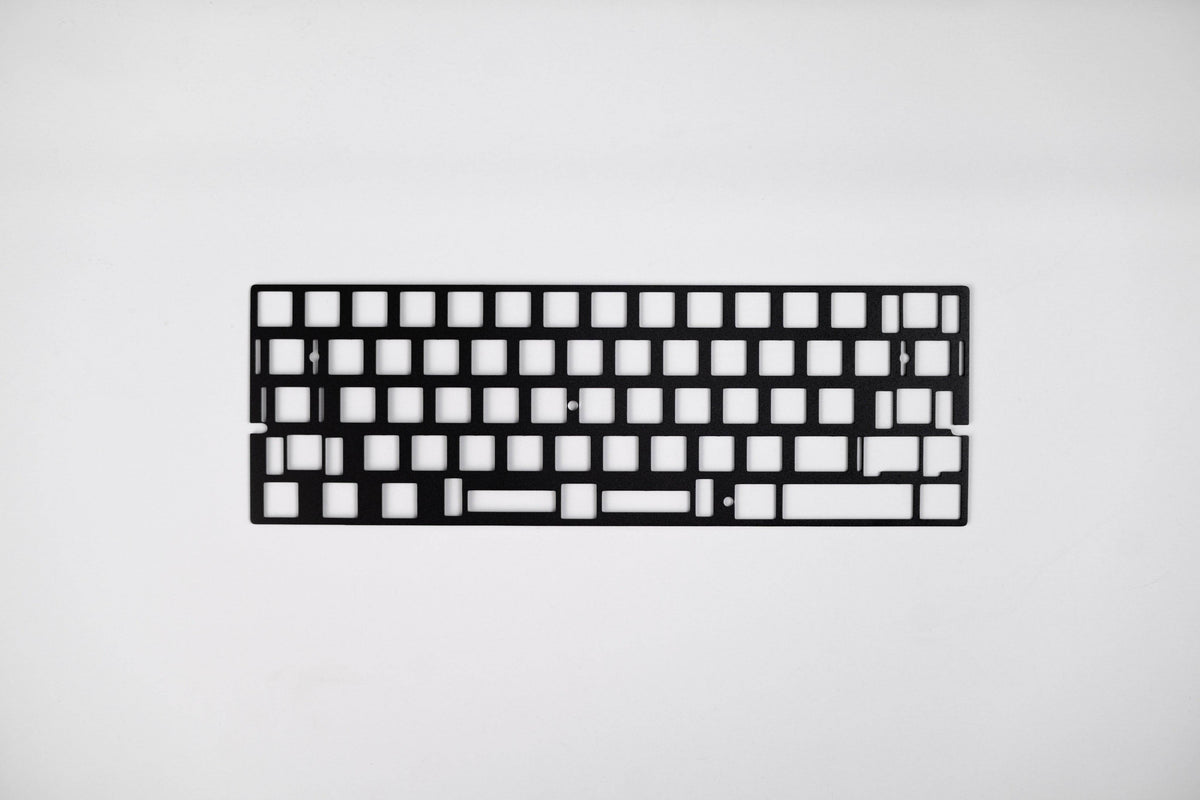 Detailed view of KFA 60% Universal Aluminum Plate REV2 for Mechanical Keyboards