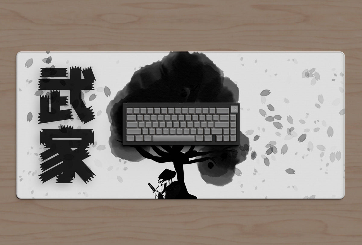 Close up of Samurai Deskmat